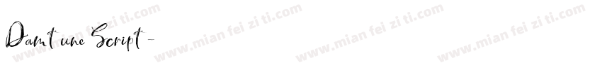 Damtune Script字体转换